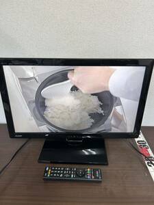 液晶テレビ 液晶カラーテレビ　三菱電機　MITSUBISHI LCD-24LB7 REAL REALINK 24v 2018年製 リモコン付き 動作確認済　B-CASカード付き/規1