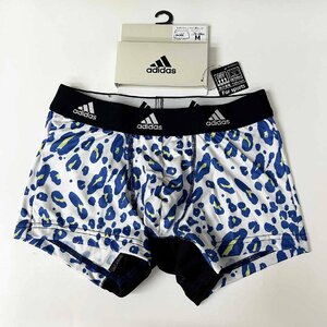 L ★ adidas 吸汗速乾ショート丈ボクサー ホワイトプリント