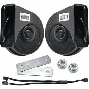 新品 KOCINITO 防塵 二股分岐ハーネス付き 防水 高音/低音 120db レク 12V トヨタ汎用 車 ホーン 336