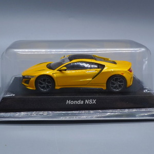 京商 1/64 HONDA NSX 黄 ホンダ 限定モデル ミニカー ダイキャストカー