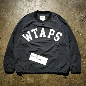 WTAPS 24AW FINDER/LS/NYLON. TUSSAH ダブルタップス ナイロンタッサー プルオーバーシャツ 242CWDT-SHM03