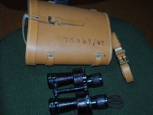 イギリス軍ミリタリー双眼鏡　4ｘ24　ROSS LONDON　ブロードアロー/7ｘ50軍用双眼鏡用革ケースのみ　1936 British Military Binoculars　