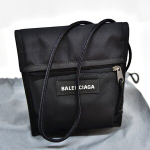 新品 鑑定済 BALENCIAGA バレンシアガ EXPLORER POUCH 532298 エクスプローラー ナイロンショルダーバッグ ポーチ K544-12