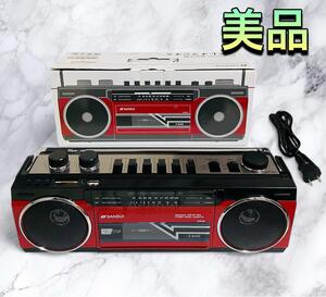 （美品） SANSUI SCR-B2 Bluetooth搭載ラジカセ