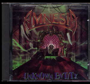 amnesia unknown etntity 1991 cd thrash