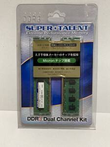 ジャンク　メモリーモジュール　4GB 2枚　DDR3-1333 PC3-10600 デスクトップ用　SUPER TALENT スーパータレント