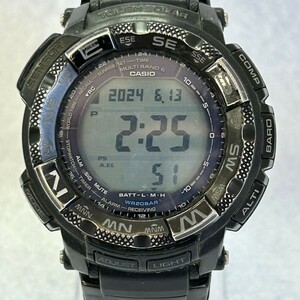 M412-K44-5157◎ CASIO カシオ PROTREK プロトレック PRW-2600Y デジタル ラウンド メンズ 腕時計 稼動 ⑩