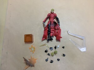 T【ソ6-81】【60サイズ】▲リボルテックヤマグチ フィギュア TRIGUN ヴァッシュ・ザ・スタンピード/※傷・汚れ・欠品あり