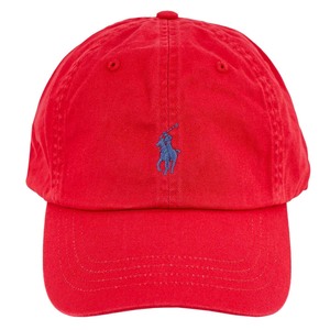 POLO RALPH LAUREN ポロラルフローレン コットン チノ ボール キャップ CLS SPRT CAP 男女兼用 帽子 ベースボールキャップ レッド RED G1