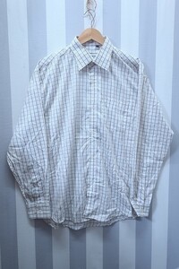 2-2834A/ジョルジオアルマーニ 長袖チェックシャツ GIORGIO ARMANI INTERNATIONAL 送料200円 