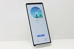 1円スタート au SONY Xperia 10 III SOG04 SIMロック解除済み SIMフリー Android スマートフォン 残債なし 128GB ホワイト