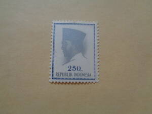 インドネシア切手　1964年　スカルノ大統領　250