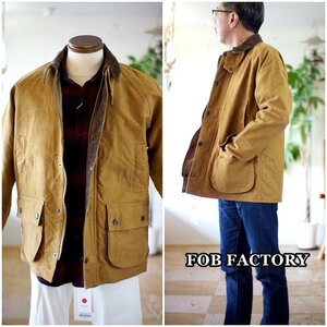 FOB FACTORY（FOBファクトリー）エフオービーファクトリー　 F2361 ライディングジャケット モールスキン　　サイズM