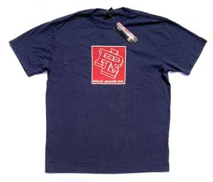 希少 00s デッド 2003 FALL POLO JEANS Tシャツ M 紺 ラルフローレン Y2K 