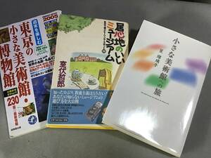 美術館の本3冊セット 小さな美術館への旅 東京の小さな美術館 博物館 週末を楽しむ2005 居心地のいいミュージアム 室伏哲郎 星瑠璃子 