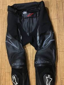 alpinestars SP-X 牛革製ブーツイン レーシングレザーパンツ S-Mサイズ(表記EU/46) ウエスト幅72-78cm 身長164-168cm 良品