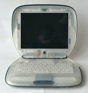 珍品！iBook G3 Shell 366MHz 3GB/96MB/CD グラファイト 美 フルスケルトン　オブジェ