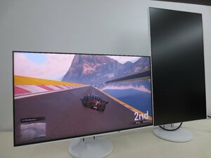 美品 ワイドモニター EIZO　FlexScan　EV2451 24インチ ワイド 横型 回転 縦型サブモニター 高さ調整