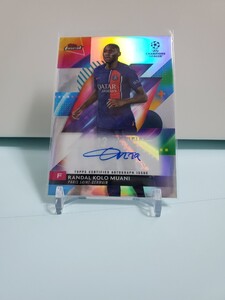 【ランダル　コロ・ムアニ】Topps 2024 UCC finest soccer 直筆サインカード 