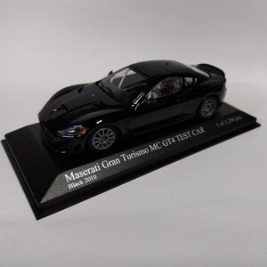 希少!1/43・マセラティ・グラントゥーリズモ・MC GT4 TEST CAR ・ミニチャンプス製・ブラック・絶版品・Maserati Gan Turismo 名車