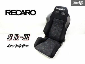 ルマンカラー！RECARO レカロ SR3 SR-3 セミバケット シート 底止め 両側ダイヤル 汎用品 シビック ランエボ シルビア 180SX インテグラ