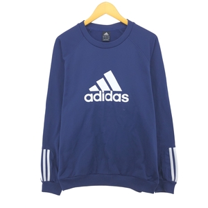 古着 00年代 アディダス adidas ロゴスウェットシャツ トレーナー メンズM相当 /eaa479426