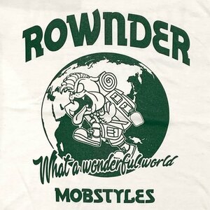 mobstyles モブスタイル■送料込■限定モデル■MOB ROWNDER ロンＴ 長袖シャツ■白 M■10feet ルーディーズ 格闘技 キャンプ rizin 斎藤裕