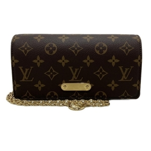 ルイヴィトン LOUIS VUITTON M82509 ウォレットオンチェーンリリー - チェーンウォレット RFID確認済み 美品 財布 モノグラム