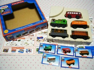 トーマス　THOMAS&FRIENDS　WOODEN RAILWAY　木製レールシリーズ　「5－CAR　GIFT PACK」　５両　99162　@ラーニングカーブ社製