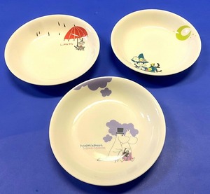 山加商店（YAMAKA ヤマカ商店）THE STORY OF MOOMIN VALLEY ムーミン プレート カレー パスタ 皿 食器 3枚セット 陶器 スナフキン ミィ MY