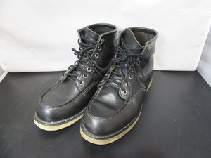 ◆RED WING ワークブーツ ブラック lrish setter アイリッシュセッター レッドウイング サイズ7 1/2 中古◆3681