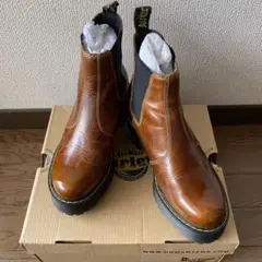 期間限定値下⭐️Dr.Martens サイドゴア厚底ブーツ　鏡面磨き済み