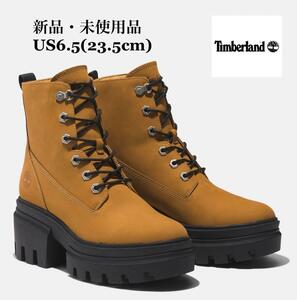 Timberland ティンバーランド EVERLEIGH 6 INCH LACE UP BOOT エヴァーリー 6インチ レースアップブーツ ウィート 厚底 23.5cm