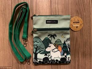 ☆新品☆ MOOMIN ムーミン アドベンチャークラシック ネックバック グリーン サコッシュ