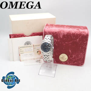 え05182/OMEGA オメガ/シーマスター/クオーツ/メンズ腕時計/120M/文字盤 ネイビー/2511.81/箱・ケース・コマ・取扱説明書・保証書付