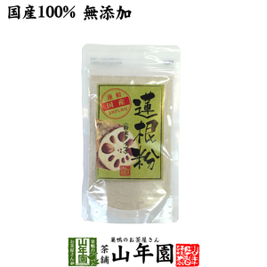 健康食品 蓮根粉 100g 国産 無添加 れんこん粉 レンコンパウダー 蓮根粉末 送料無料