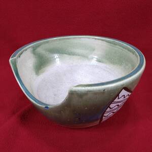 旧家蔵出 旧家 名家 うぶ品 織部風炉 骨董 和風 伝統工芸 茶道 茶器 茶道具 加熱器 さつま織部 風炉 コレクション インテリア オブジェ