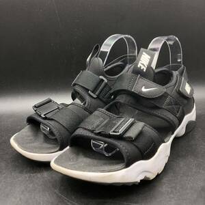 M3022 良品 NIKE ナイキ CANYONSANDAL キャニオンサンダル スポーツ サンダル レディース US8/25.0cm ブラック CV5515-001