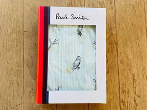 即決！ポールスミス！PAUL SMITH 布帛トランクス ストライプ動物柄 グリーン LL