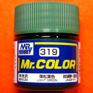 即♪≫Mr.カラー (319) 薄松葉色　航空自衛機F-1迷彩色　半光沢　Mr.COLOR GSIクレオス♪