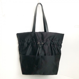 ヒロコハヤシ HIROKO HAYASHI トートバッグ - サテン 黒 美品 バッグ