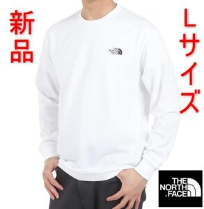 [新品] ザノースフェイス ロングスリーブバックスクエアロゴティー THE NORTH FACE Lサイズ　NT32442