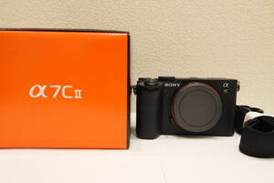 SONYα7C II ボディ ILCE-7CM2（B）ブラック 中古美品