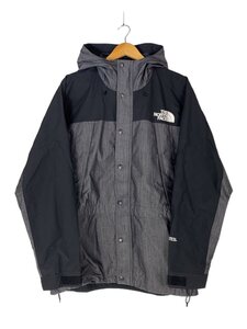 THE NORTH FACE◆MOUNTAIN LIGHT DENIM JACKET/マウンテンライトデニムジャケット/L/ナイロン/ブラック