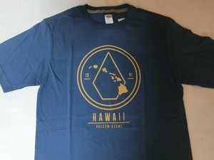 激レア USA購入 【VOLCOM】ボルコム 【GIVEBACK SERIES】【HAWAII VOLCOM STONE 】ハワイ諸島 ロゴプリントTシャツUS Sサイズ 青