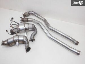 Porsche ポルシェ 純正 95B マカン ターボ 触媒 キャタライザー センターパイプ 左右 セット 95B254350 8-07040.01 即納 棚4B