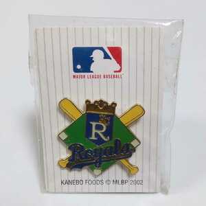 送料140円～ カンザスシティ・ロイヤルズ MLB ピンバッジ Kansas City Royals KC★メジャーリーグベースボール検)非売品 ピンバッチ NEWERA