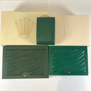 ■【買取まねきや】ROLEX ロレックス 空き箱 空箱 純正BOX ボックス 時計ケース タグ付き 携帯ケース 中古品 計3点■