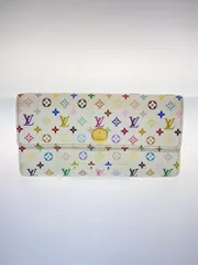 LOUIS VUITTON ポルト・フォイユ・サラ_モノグラム・マルチカラー_マルチカラー PVC マルチカラー レディース