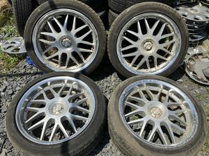 Racing Hart RS 18インチ 7.5J/8J PCD114.3 4穴 ET38/32 225/45R18 4本 